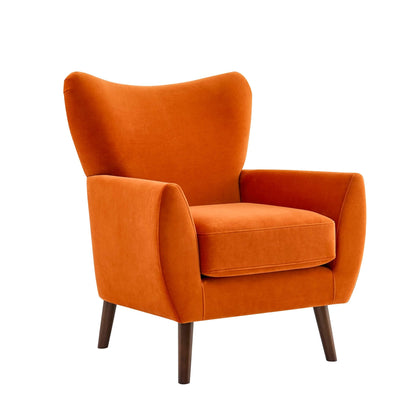 Alia Accent Chair - Bright Orange - DUSK