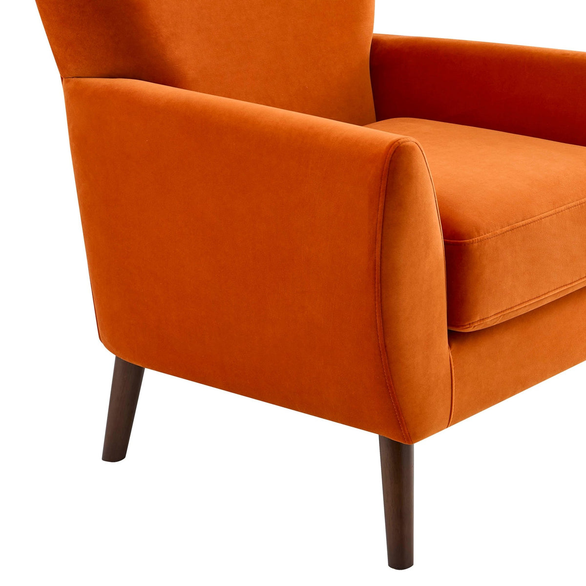 Alia Accent Chair - Bright Orange - DUSK
