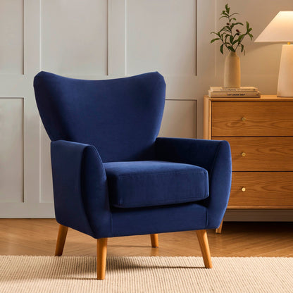 Alia Accent Chair - Royal Blue - DUSK