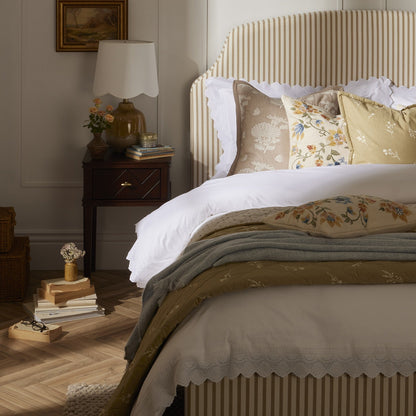 Alice 200 Thread Count Duvet Cover - White - DUSK