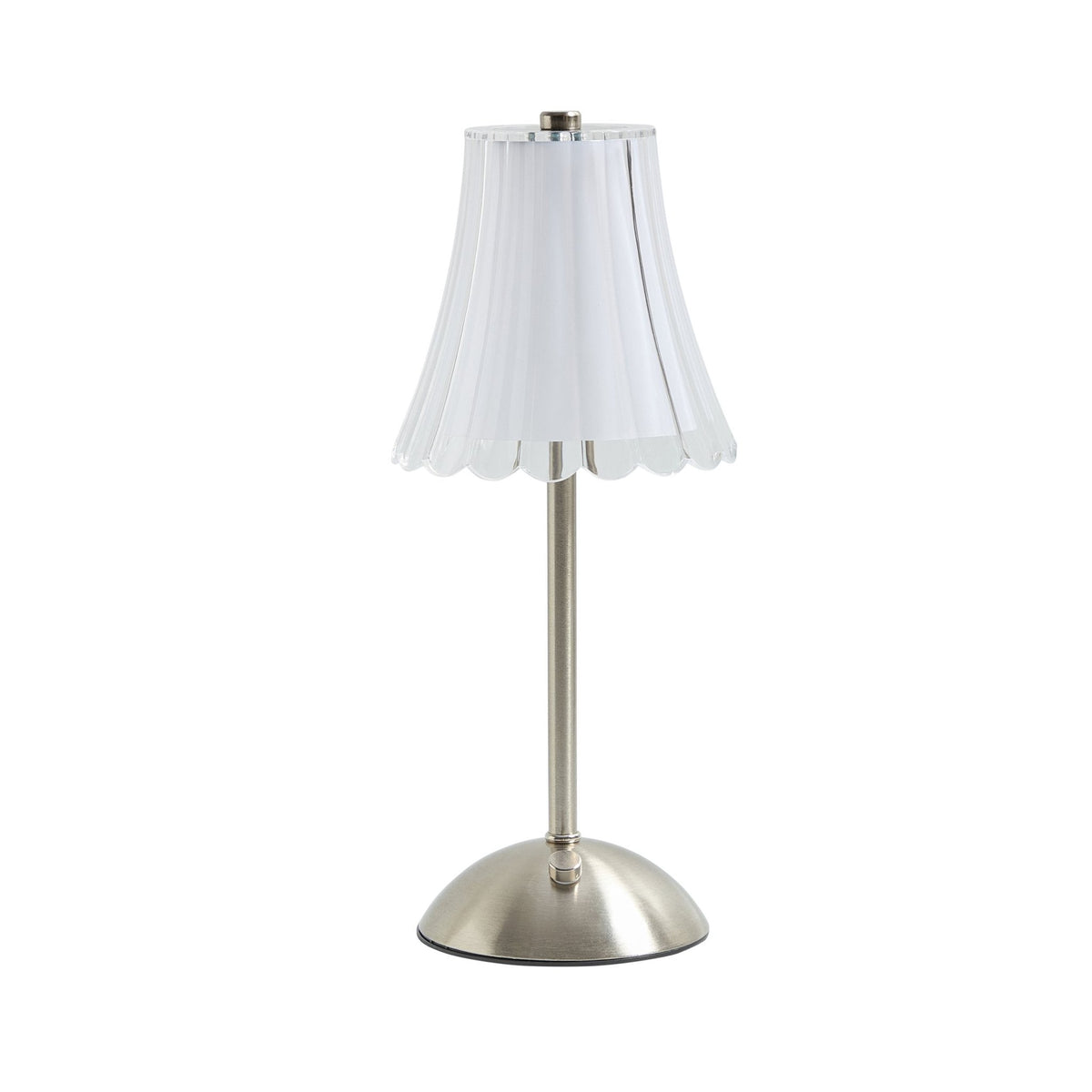 Alma Silver Rechargeable Lamp - Silver - DUSK