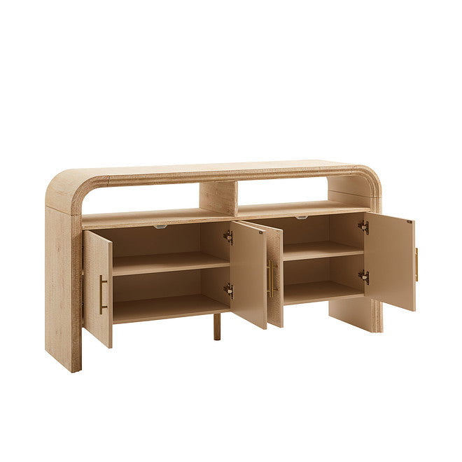 Alora 4 Door Sideboard - Washed Wood - DUSK