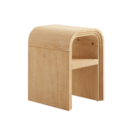 Alora Side Table - Washed Wood - DUSK