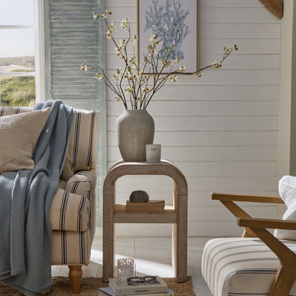 Alora Side Table - Washed Wood - DUSK