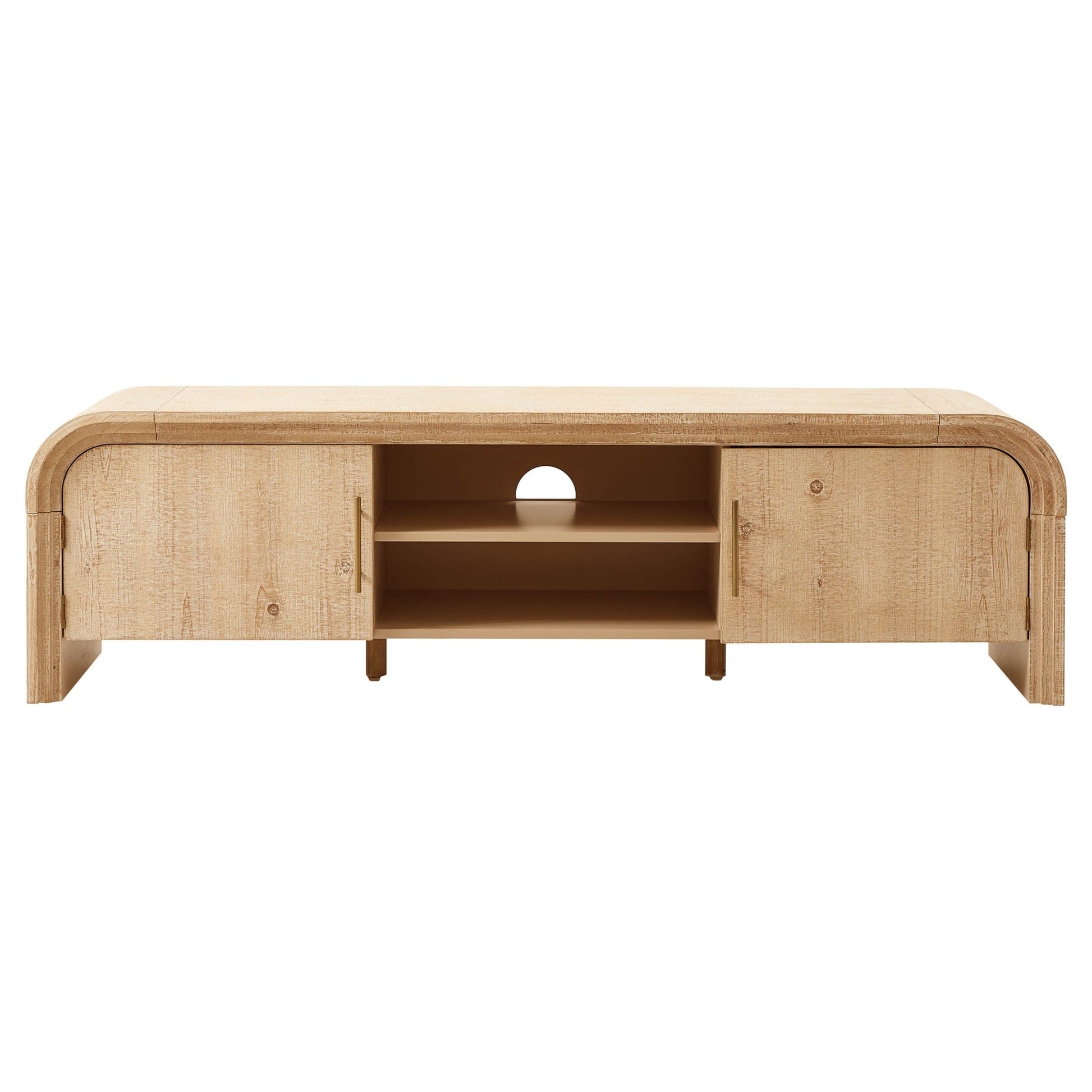 Alora Tv Unit for TVs up to 60" - Washed Wood - DUSK