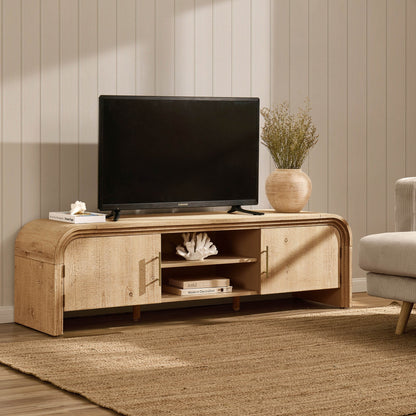 Alora Tv Unit for TVs up to 60" - Washed Wood - DUSK