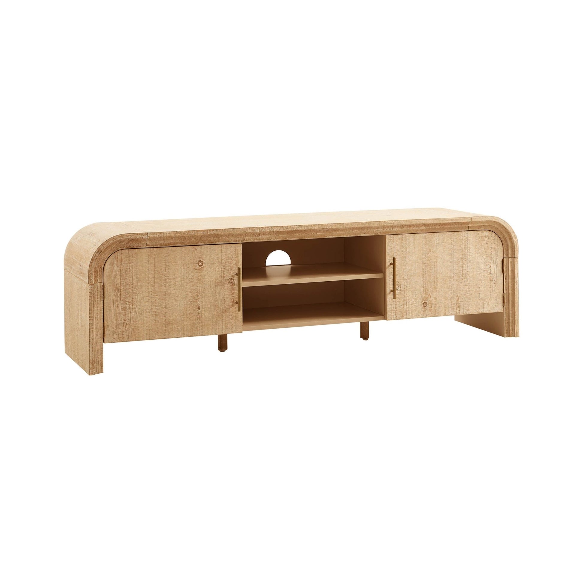 Alora Tv Unit for TVs up to 60" - Washed Wood - DUSK