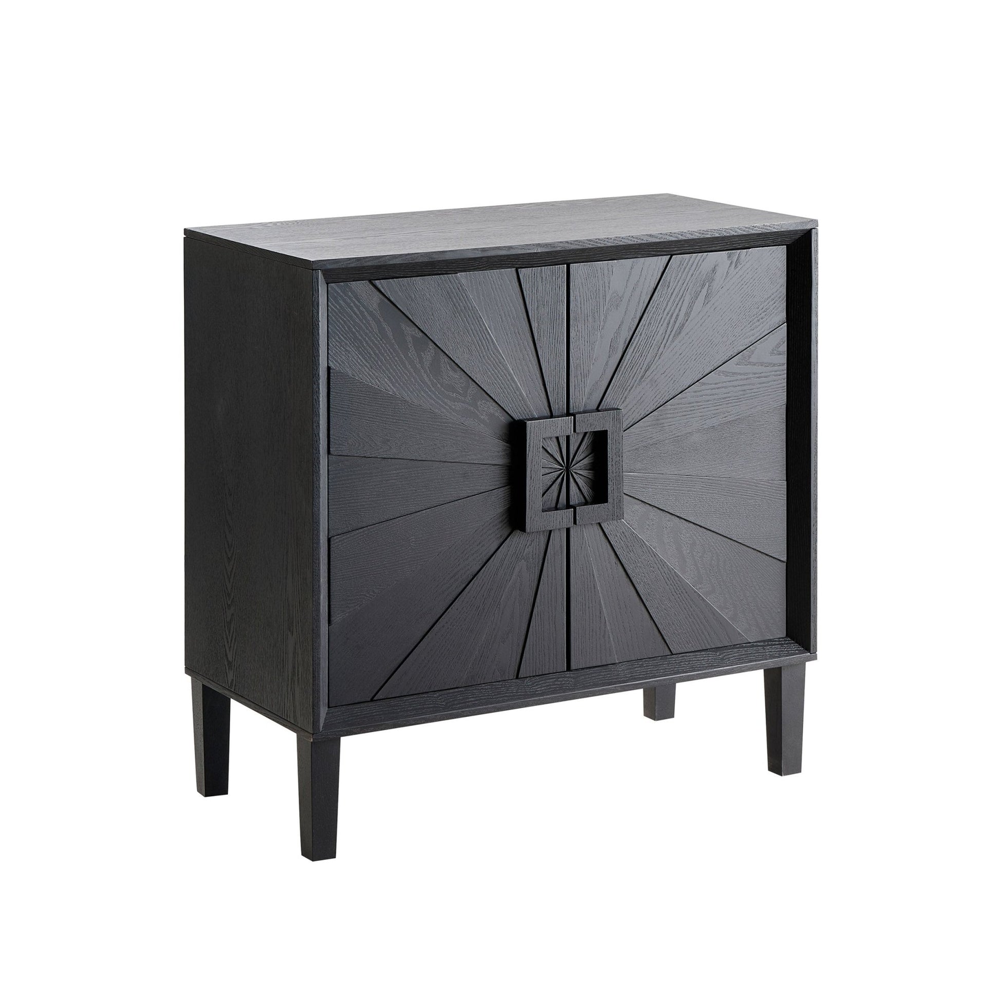 Amaya Ash 2 Door Sideboard - Black - DUSK