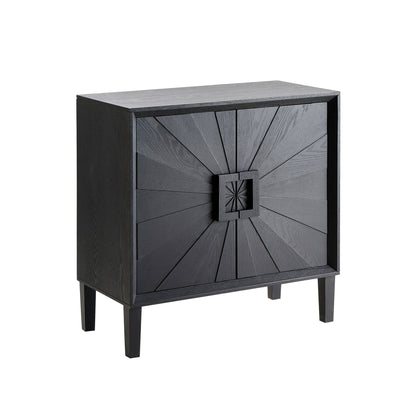 Amaya Ash 2 Door Sideboard - Black - DUSK