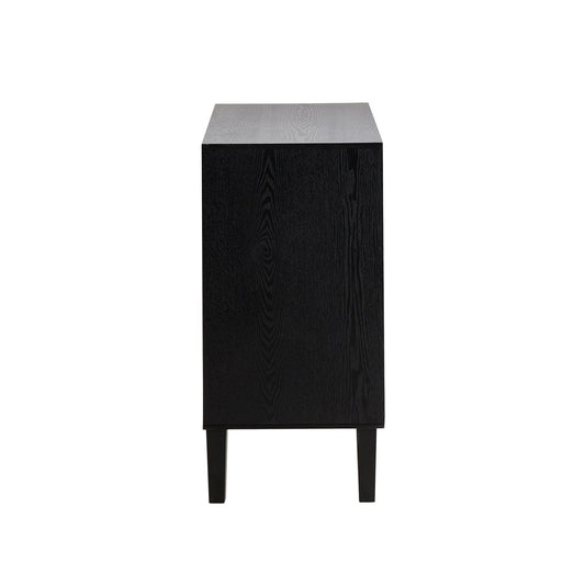 Amaya Ash 2 Door Sideboard - Black - DUSK