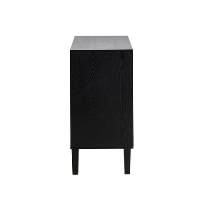 Amaya Ash 2 Door Sideboard - Black - DUSK