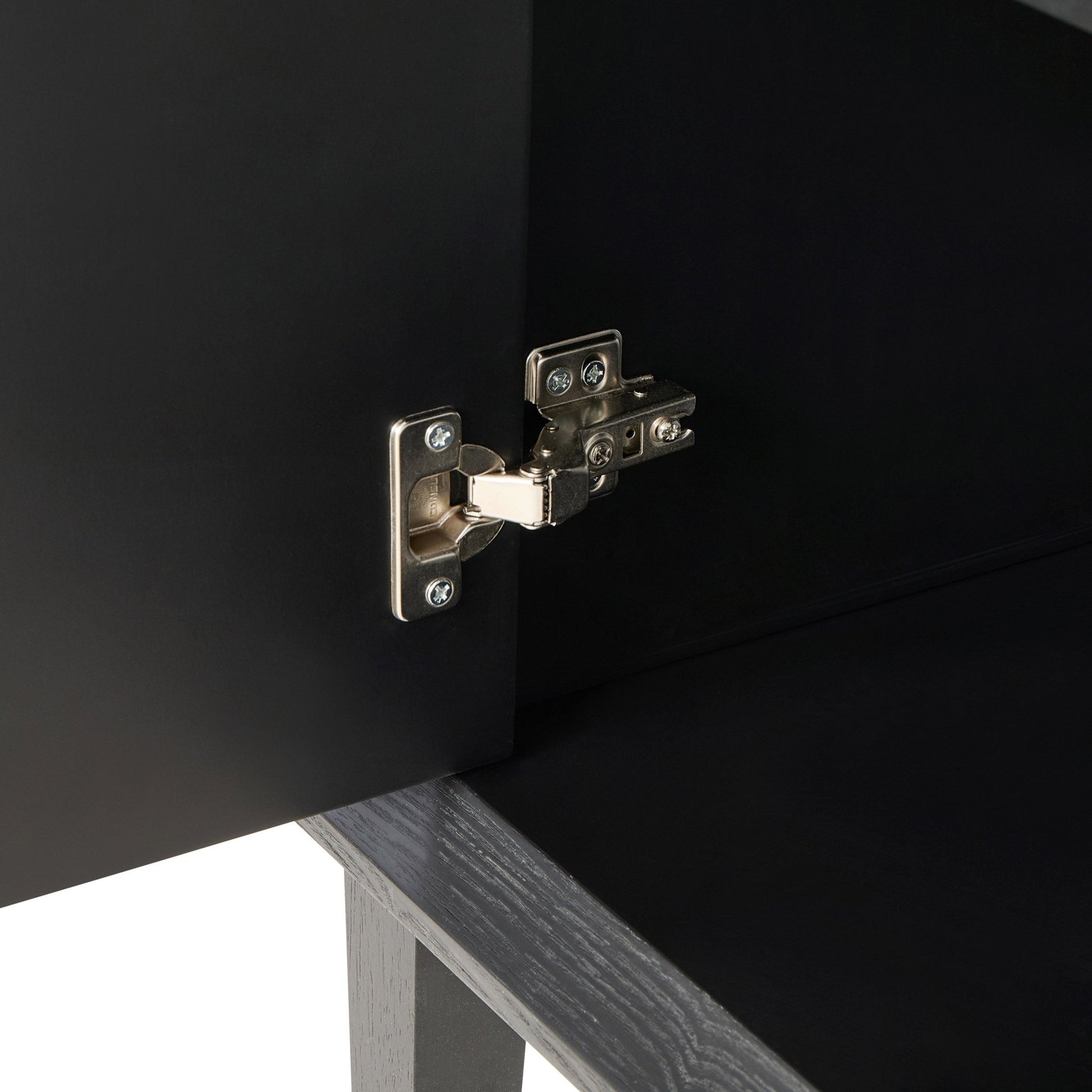 Amaya Ash 2 Door Sideboard - Black - DUSK