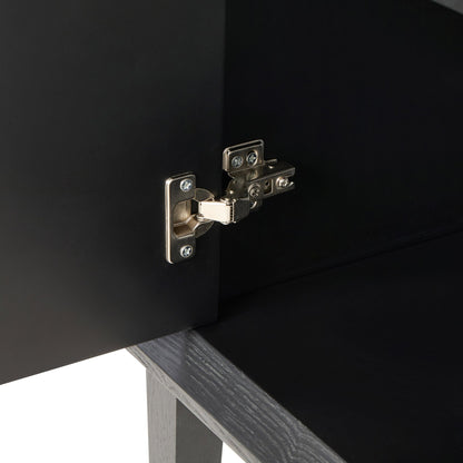 Amaya Ash 2 Door Sideboard - Black - DUSK