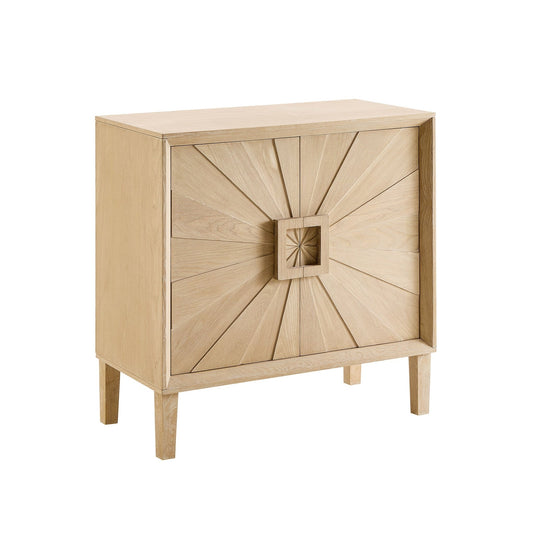 Amaya Ash 2 Door Sideboard - Light Wood - DUSK