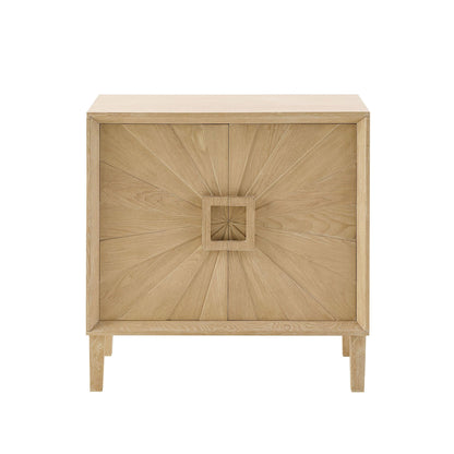 Amaya Ash 2 Door Sideboard - Light Wood - DUSK