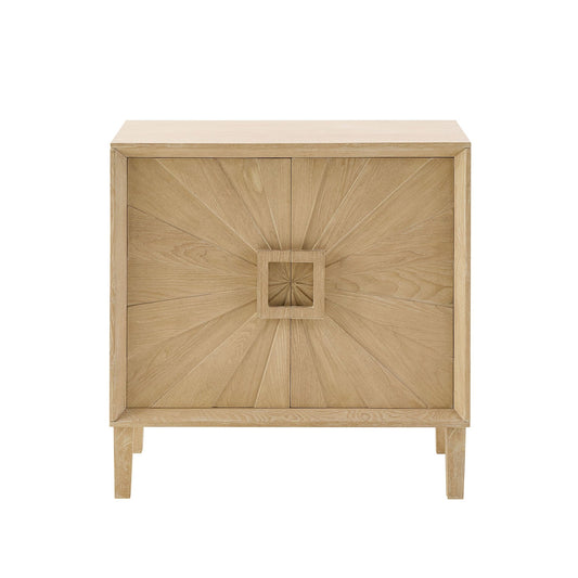 Amaya Ash 2 Door Sideboard - Light Wood - DUSK