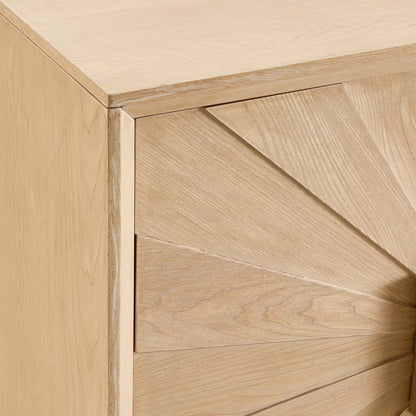 Amaya Ash 2 Door Sideboard - Light Wood - DUSK