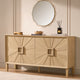Amaya Ash 4 Door Sideboard - Light Wood - DUSK