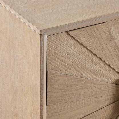 Amaya Ash 4 Door Sideboard - Light Wood - DUSK