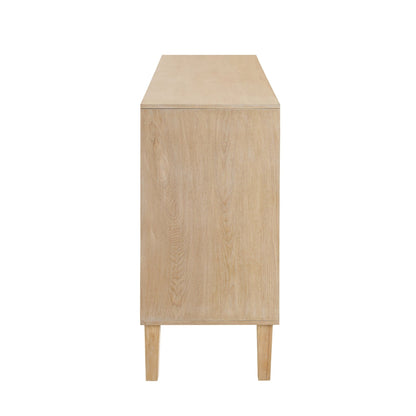 Amaya Ash 4 Door Sideboard - Light Wood - DUSK