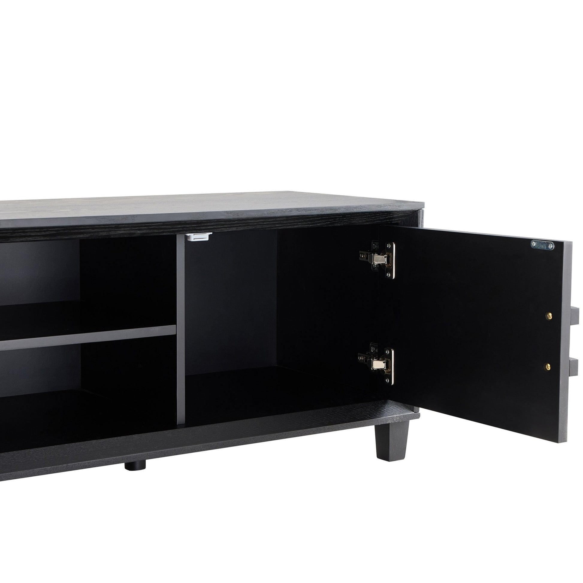 Amaya Ash Tv Unit for TVs up to 65" - Black - DUSK