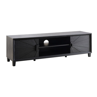 Amaya Ash Tv Unit for TVs up to 65" - Black - DUSK