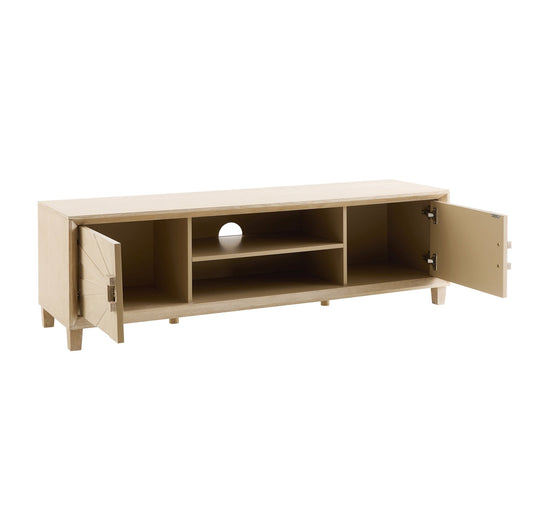 Amaya Ash Tv Unit for TVs up to 65" - Light Wood - DUSK