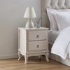 Amelie 2 Drawer Bedside Table - Taupe - DUSK