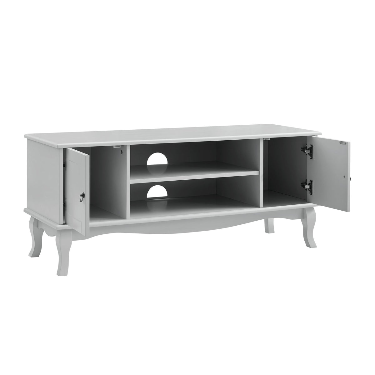 Amelie 3 Piece Living Room Furniture Set - Light Grey - DUSK