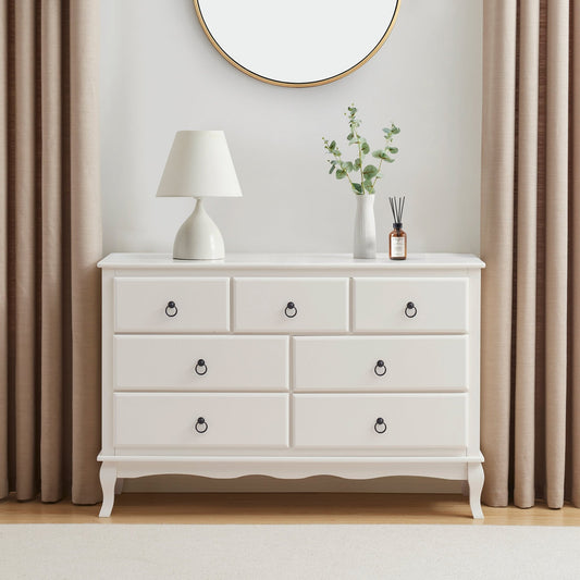 Amelie 7 Drawer Chest - Stone - DUSK