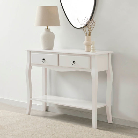 Amelie Console Dressing Table - Stone - DUSK