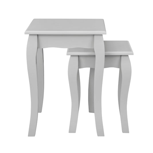 Amelie Nesting Side Table - Light Grey - DUSK