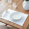 Amor Scallop Edge Placemats - Set of 4 - Pink Sand - DUSK