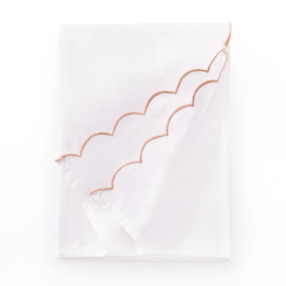 Amor Scallop Edge Table Runner - Pink Sand - DUSK