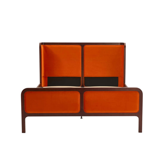 Amsterdam Bed Frame - Bright Orange - DUSK