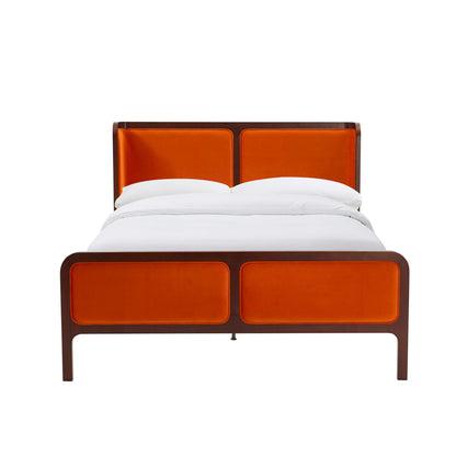 Amsterdam Bed Frame - Bright Orange - DUSK