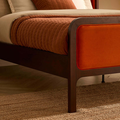 Amsterdam Bed Frame - Bright Orange - DUSK