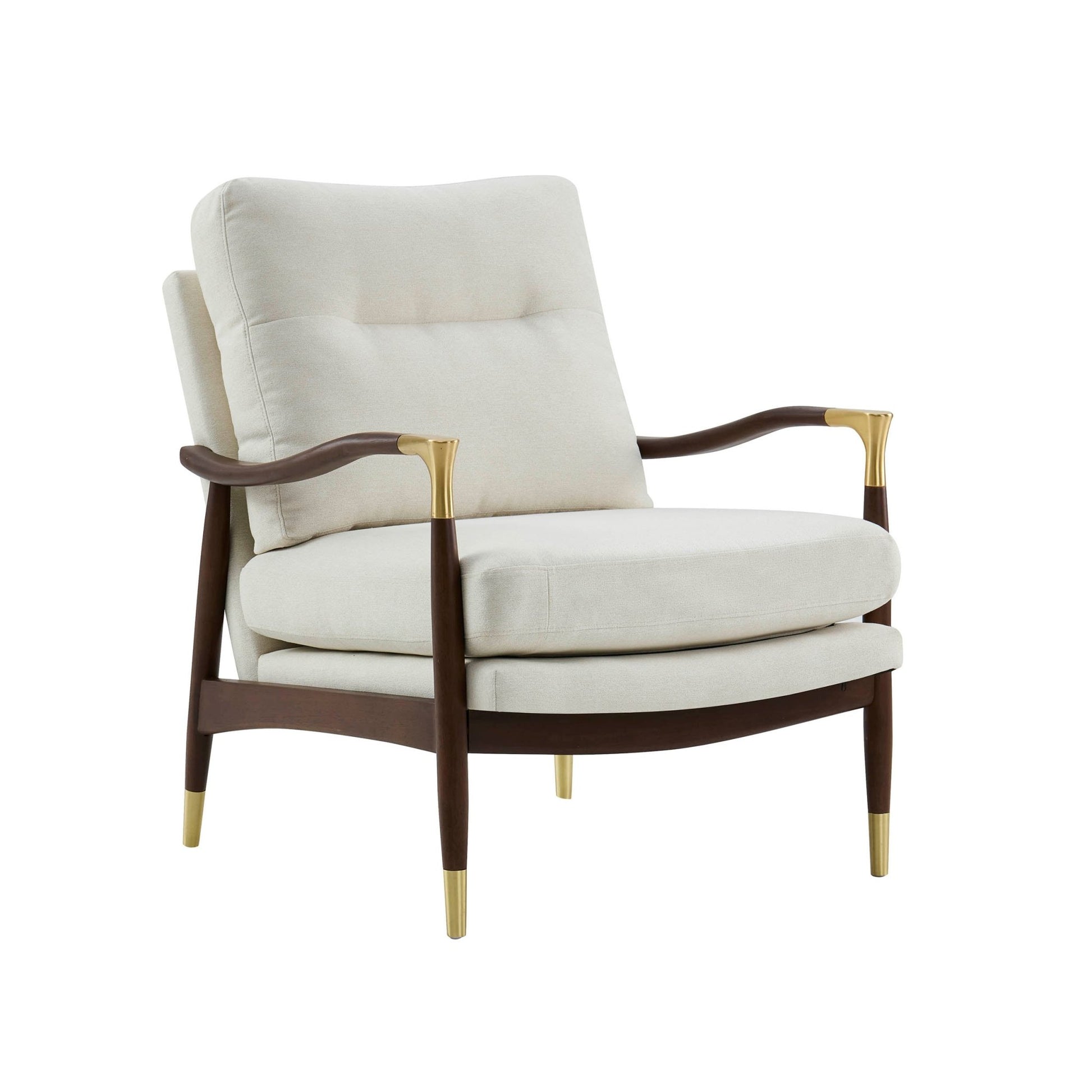 Ana Accent Chair - Cream linen - DUSK