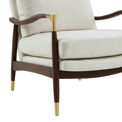 Ana Accent Chair - Cream linen - DUSK