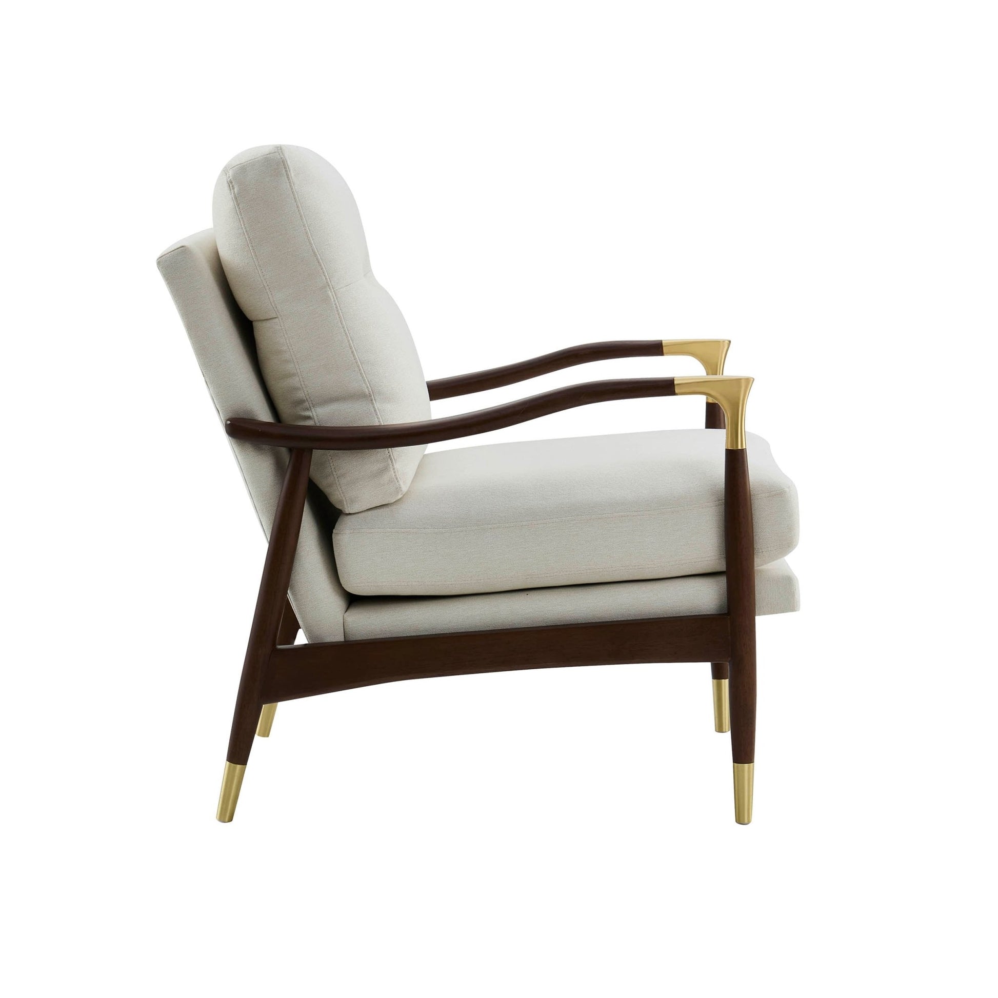 Ana Accent Chair - Cream linen - DUSK