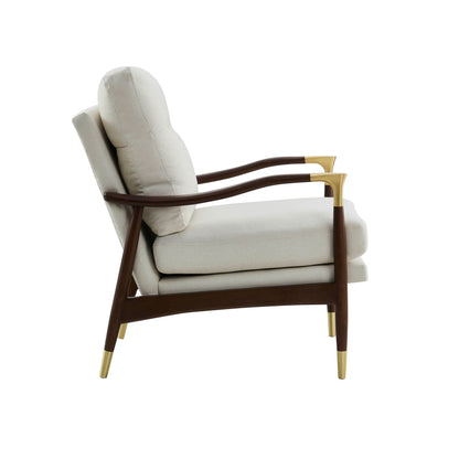 Ana Accent Chair - Cream linen - DUSK