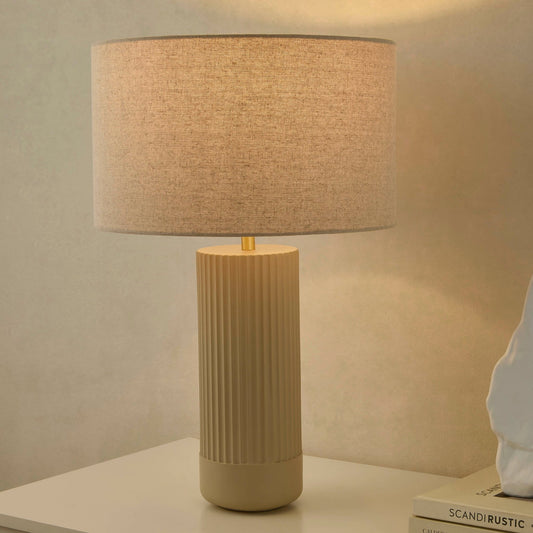 Ande Concrete Pillar Table Lamp - Natural - DUSK