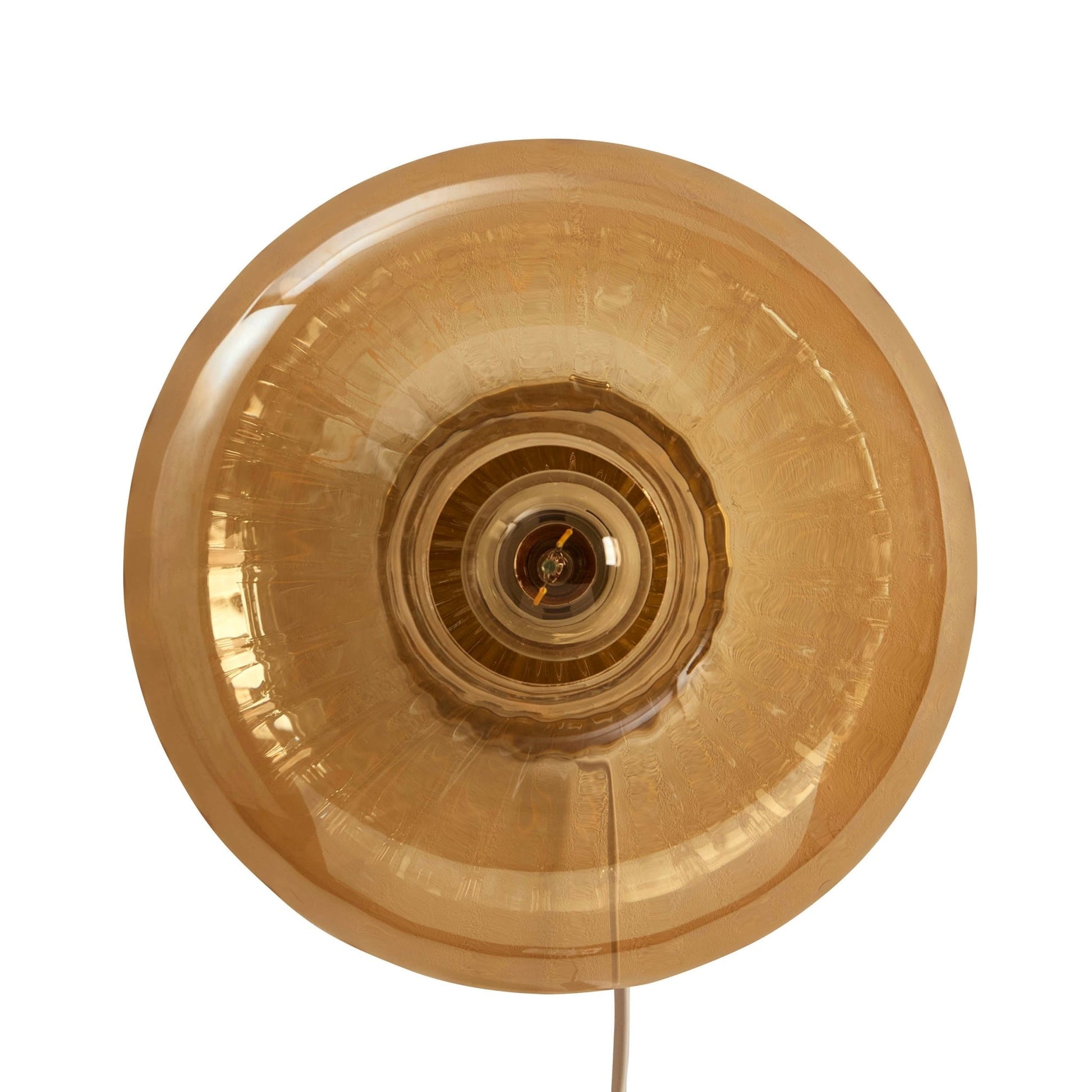 Anillo Glass Ring Wall Light - Amber - DUSK