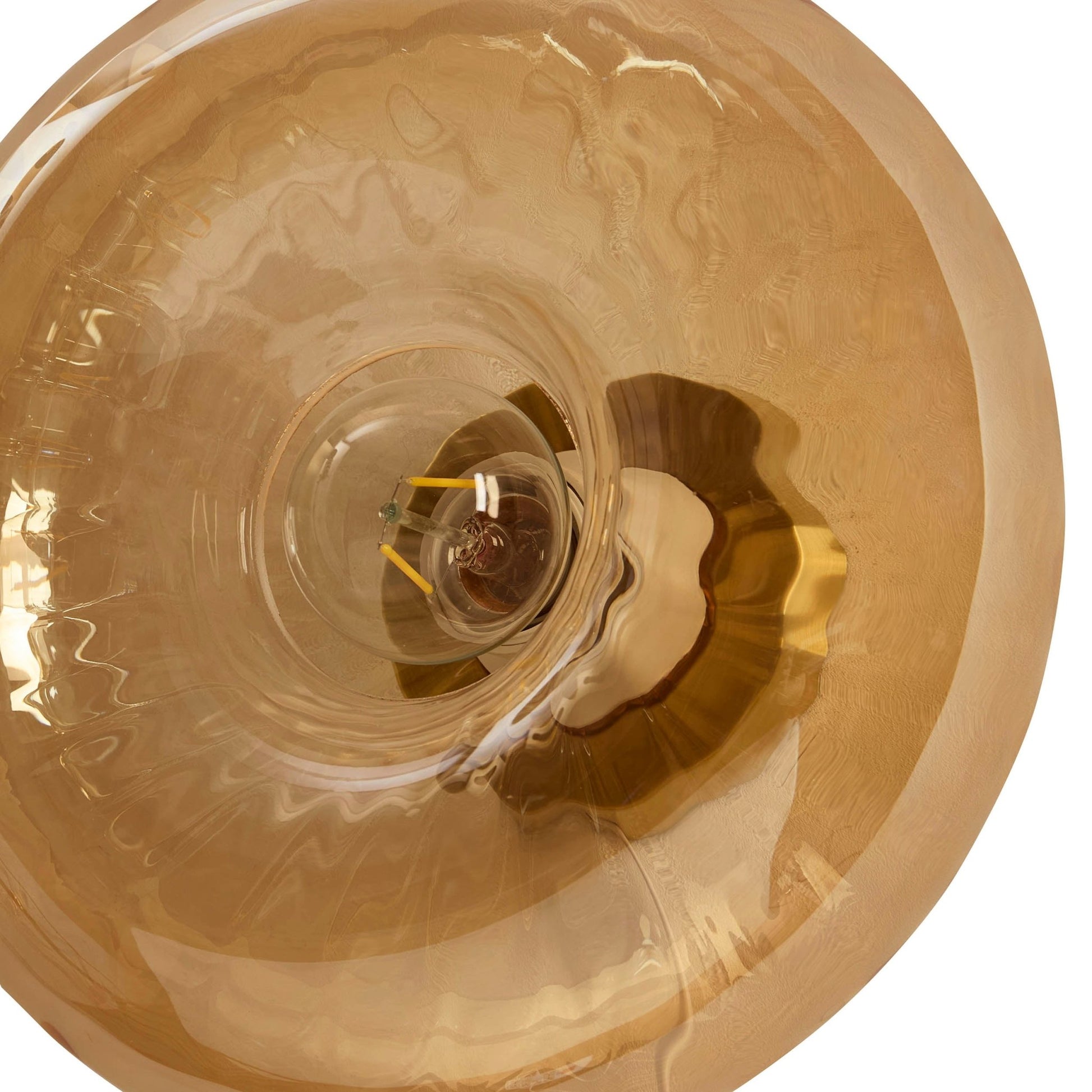 Anillo Glass Ring Wall Light - Amber - DUSK