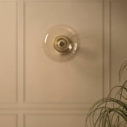 Anillo Glass Ring Wall Light - Clear - DUSK