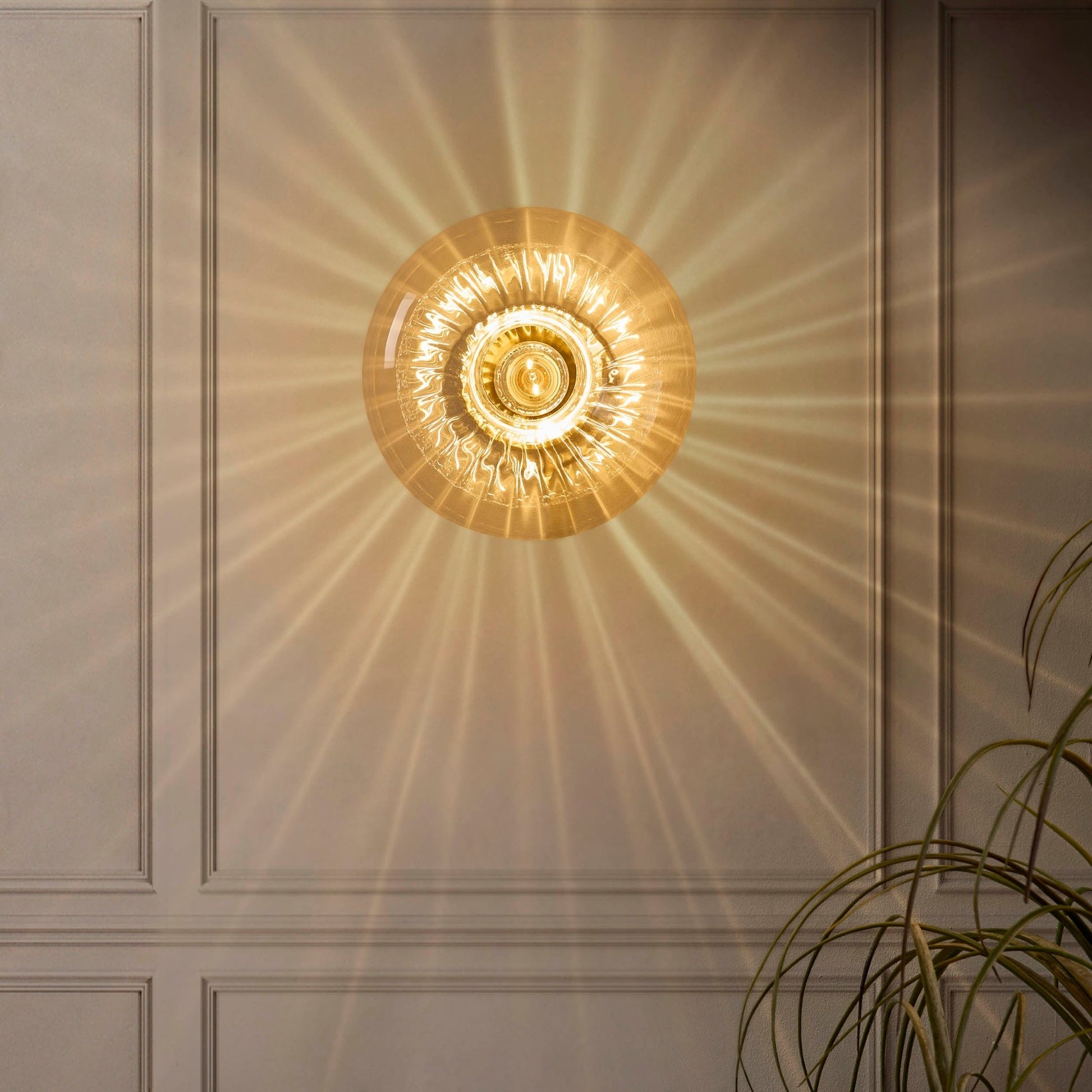 Anillo Glass Ring Wall Light - Clear - DUSK