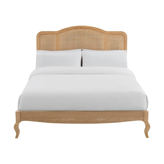 Annecy Rattan Bed Frame - Natural - DUSK