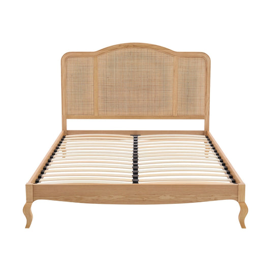 Annecy Rattan Bed Frame - Natural - DUSK