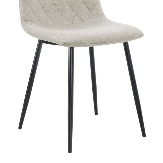 Annie Set Of 2 Dining Chairs - Linen - Stone Grey - DUSK