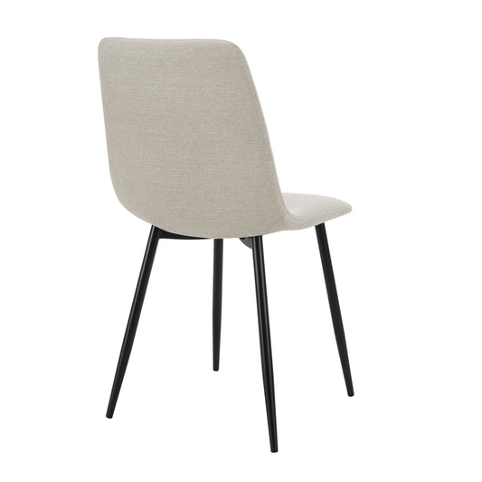 Annie Set Of 2 Dining Chairs - Linen - Stone Grey - DUSK